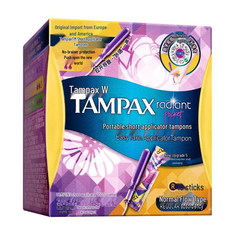 TAMPAX Easy-Push Short Applicator Tampons