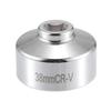 38mm Steel Socket Wrench with Not Slip Surfaces Strong Strength Manual Repair Tool for Car & Motorcycle Maintenance