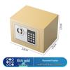 Mini 17E Electronic Safe: In-Wall Coin-Operated Piggy Bank for Households