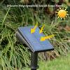 Ultra Bright Outdoor 7LED Solar Landscape Spot Light Waterproof Brightness Adjustable Solar Spotlight Garden Patio Walkway Decor