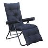 Recliner Folding Easy Chair | 5 Adjustable Postions | Cushioning | Portable & Space Saving Easy Chair For Home Relax Old Age | Black, Mild Steel