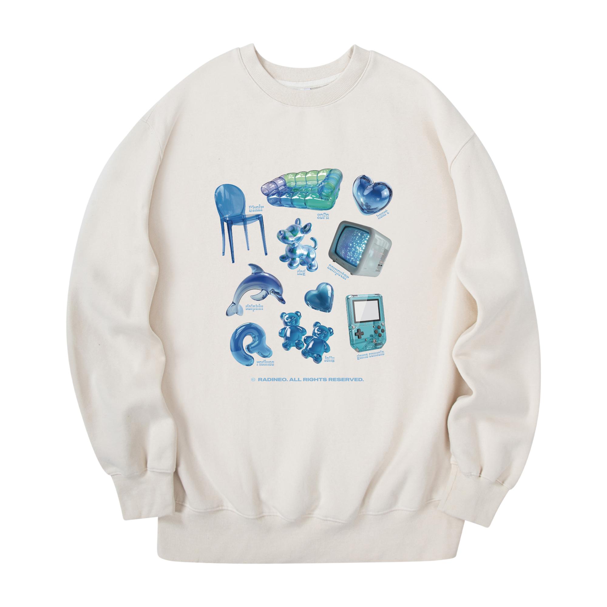 Radineo Blue Collector Sweatshirt Cream Cream (Cream)/M