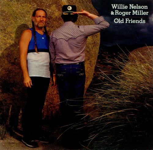 LP Record WILLIE NELSON & ROGER MILLER - Old Friends CBS32195 CBS 1982 UK Folk Used