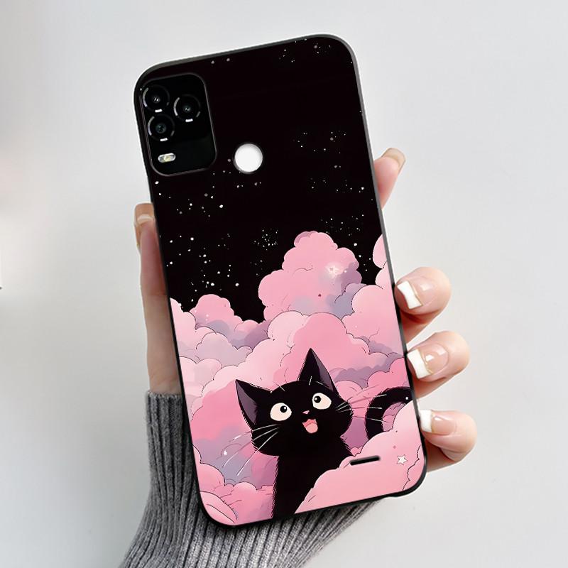 Phone Case For BLU G71 Plus G71+ Case Luxury Cute Love Rabbit Cartoon Funny Cover Shell Black Soft Silicone Protective Casing