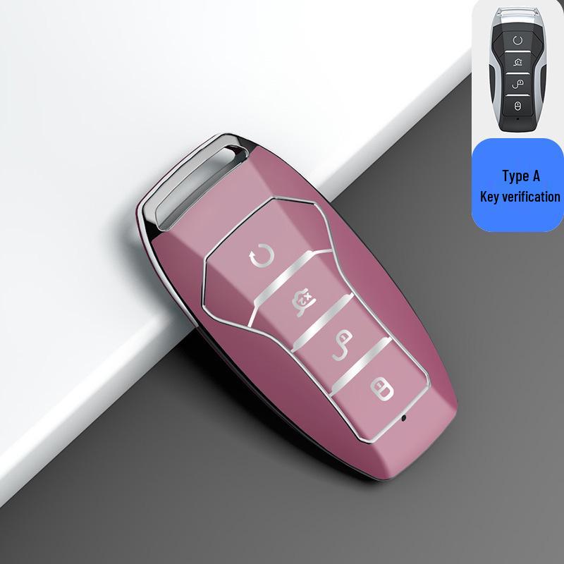 Compatible Key Cover for BYD Han EV, Tang DM/MAX, Song Pro, Qin PLUS, Yuan Models - Women’s Shell Buckle Bag