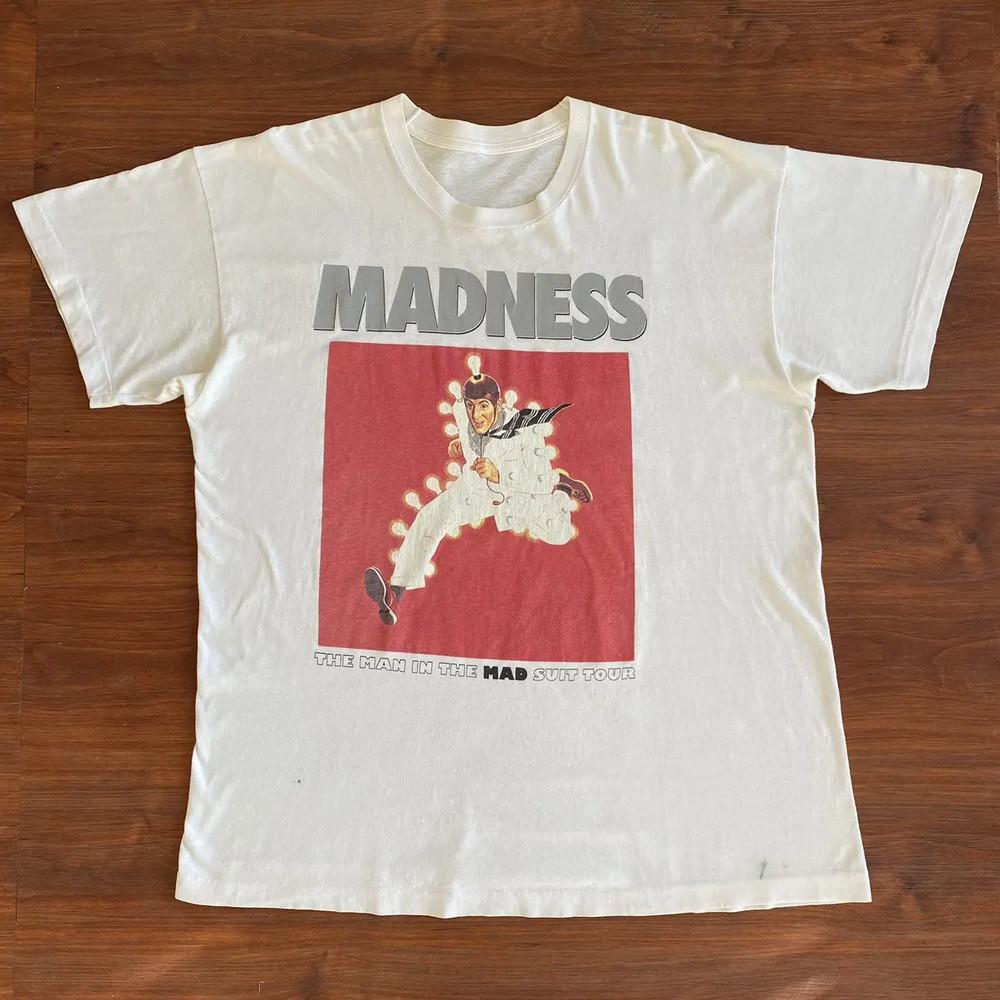 

VINTAGE Madness Band White Shirt Unisex S to 5XL CR448 Unisex T-Shirt XXXXL