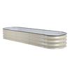 Raised Garden Bed Kit   Stylish Metal Raised Planter Bed with Installation Parts for Vegetables Flowers Ground Planter Box