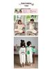 MYSIS Summer Kids' Modal Short Sleeve Split Leg Sleep Bag Romper 2-Way Skirt Pajamas with Baby Mask