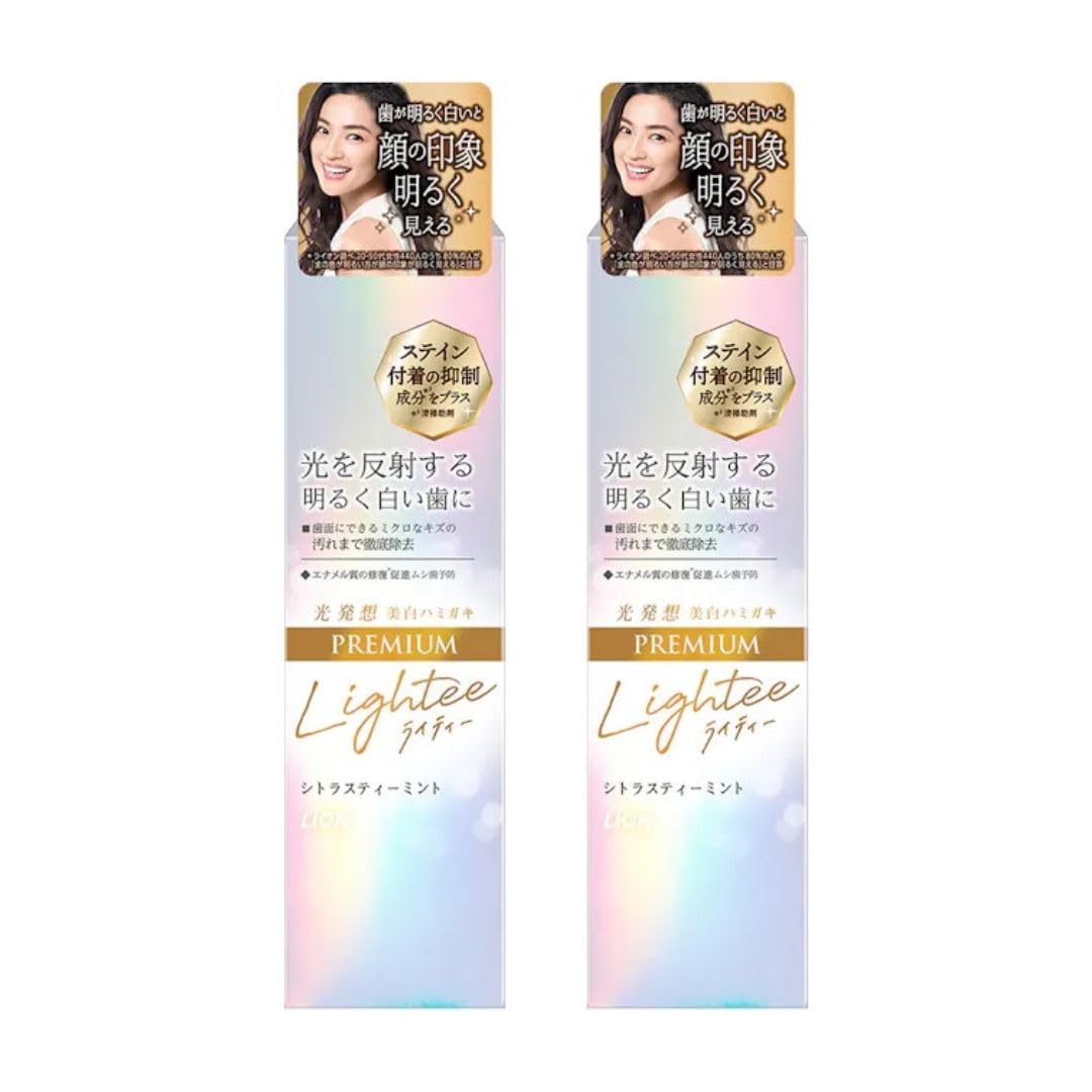 

(Set of 2) Lightee Toothpaste Premium Citrus Tea Mint 100g