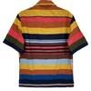 PaulSmith Multicolor 905U G01460 Striped Open Collar Shirt tops S multicolorUsed