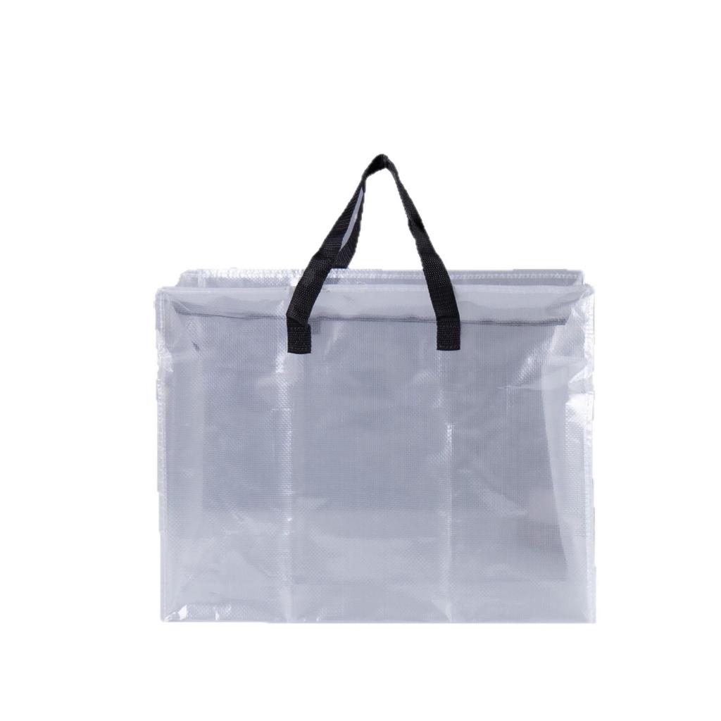 In-Stock Large Capacity Clear Woven Travel & Clothing Storage Organizer Bag