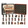 Acrylic Miniature Props 2026 Career Advent Calendar, 24-Day Countdown Box with Mini Occupation Calendar Figures, Community Helper Ornament Set,