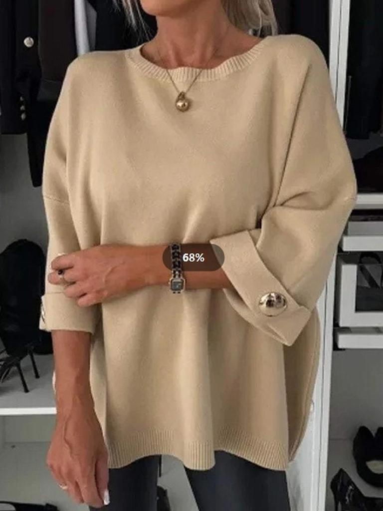 Autumn Ladies New Crew Neck Casual Top