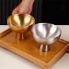 Salad Bowl Food Grade Ice Cream Dessert Cup Golden Silver Stylish Household Tableware for Outdoor Events
