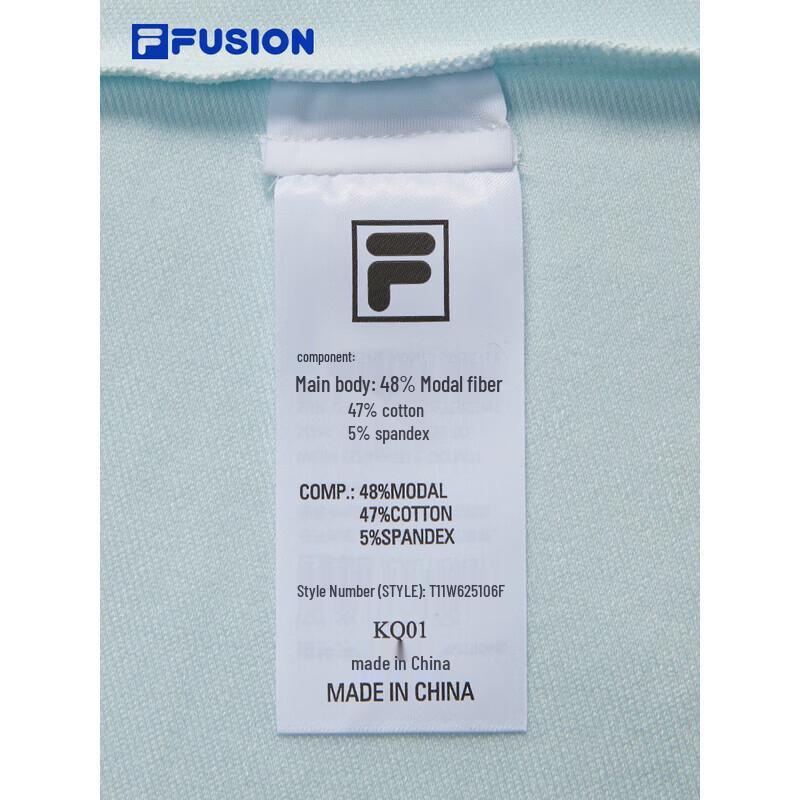 Fila FUSION Women's Slim Fit V-Neck Knitted T-Shirt