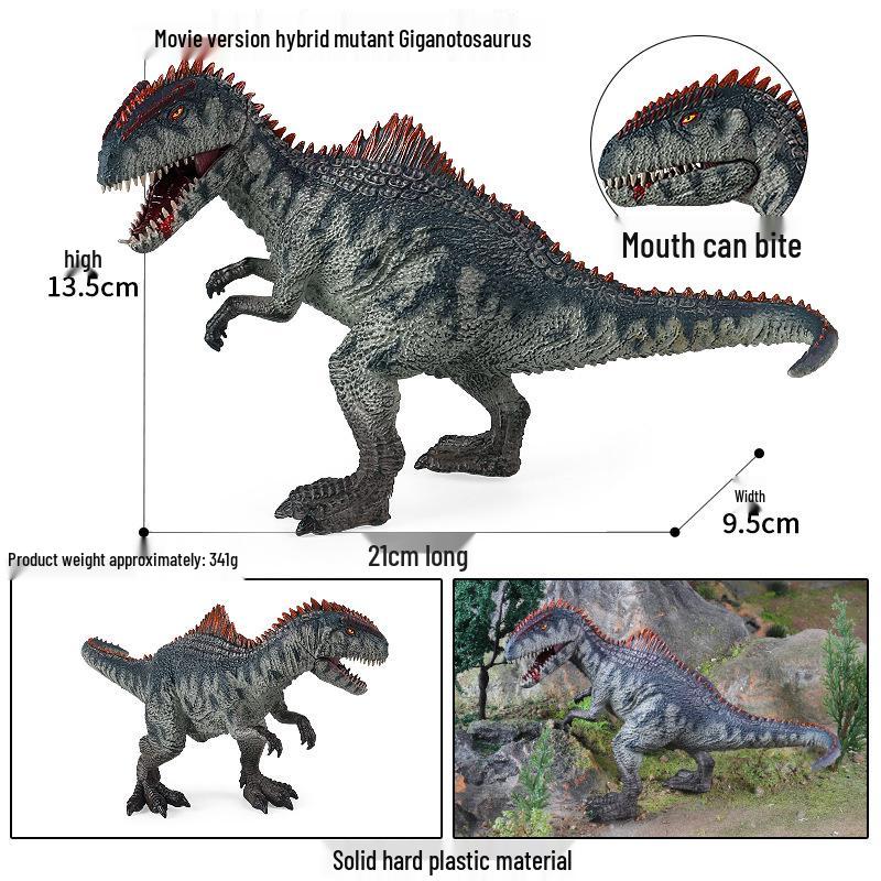 Children's Dinosaur Toy Set: King Kong, Tyrannosaurus Rex, Aurochs, Pachycephalosaurus, Spinosaurus, Therizinosaurus Model.