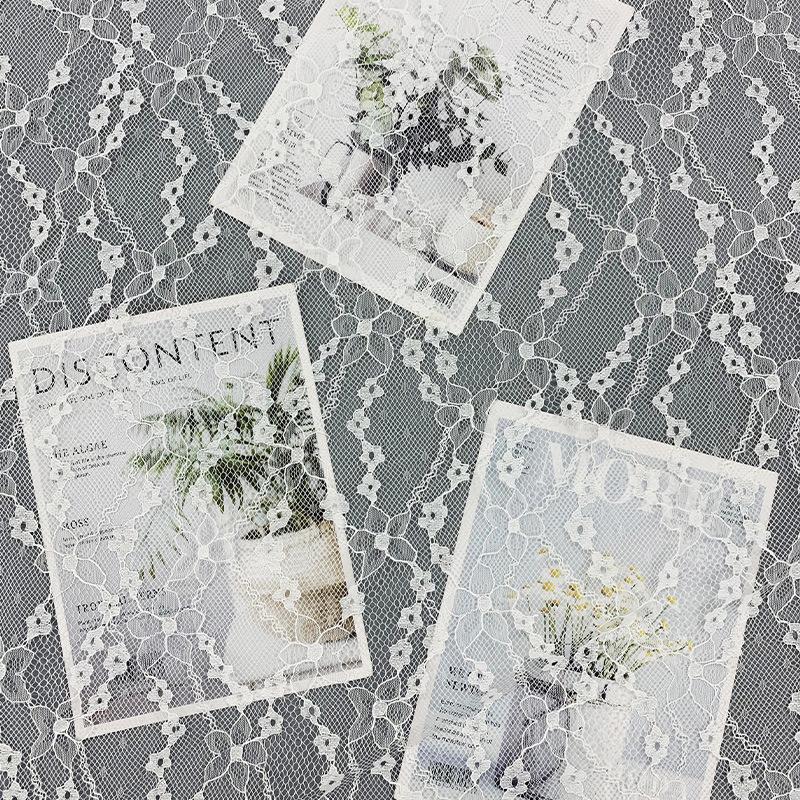 Miękka, przyjazna dla skóry, nierozciągliwa koronka żakardowa na obrusy, zasłony i sukienki