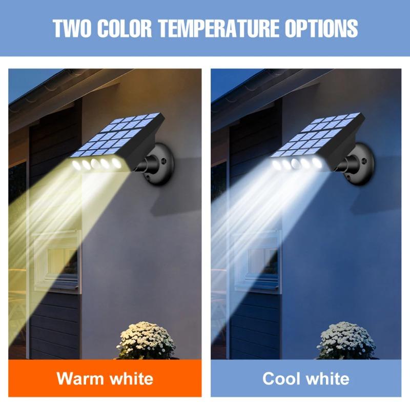 3000LM LED Solar Wall Light IP65 Waterproof Led Reflector Outdoor Solar Lamp Emergency Lighting Garden Spotlight For Exterior Landscape