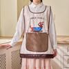 Cartoon Cat And Dog Print Waterproof Sleeveless Apron For Kitchen Cooking And Home Use