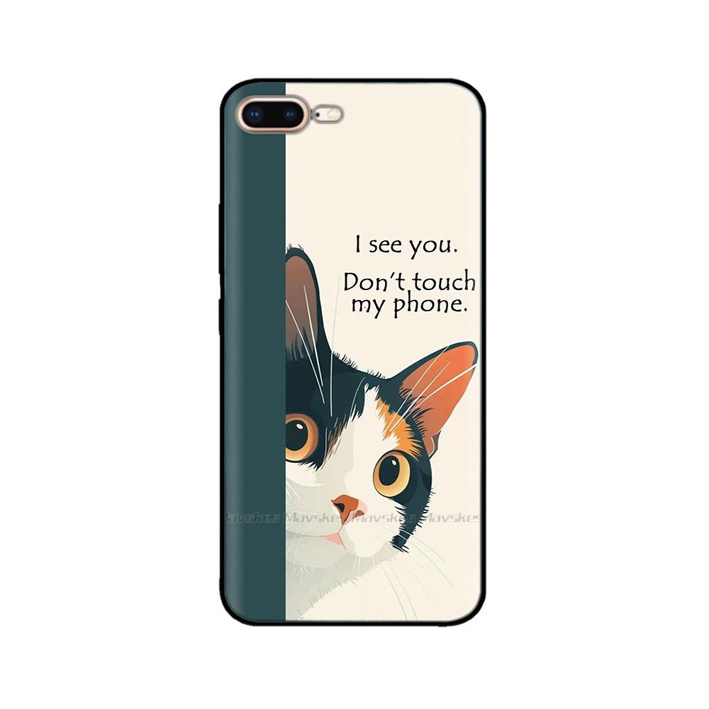 For iPhone 7 8 Plus Phone Case Cute Camera Protector Back Cover For iPhone 6s 6 7 8 Plus SE 2020 Liquid Silicone Coque Fundas