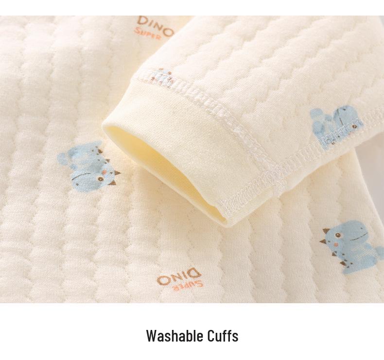 Pure Cotton Butterfly Baby Romper - Warm & Lightweight for Autumn/Winter