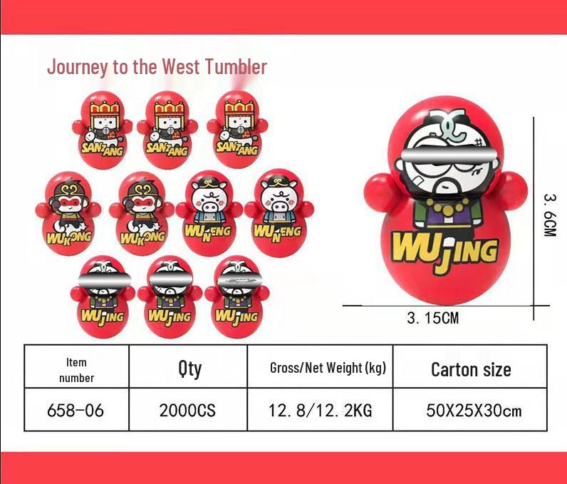 TikTok Stil Mini Stehaufmännchen Astronaut Tiger Blau Desktop Ornament Spielzeug Blind Box