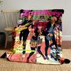 Bohemian Persona 4 Live Concert Anime Poster Multicolor Warm Blanket, Premium Microfiber Blanket for Home, Elegant Fleece Blanket for Guest Rooms
