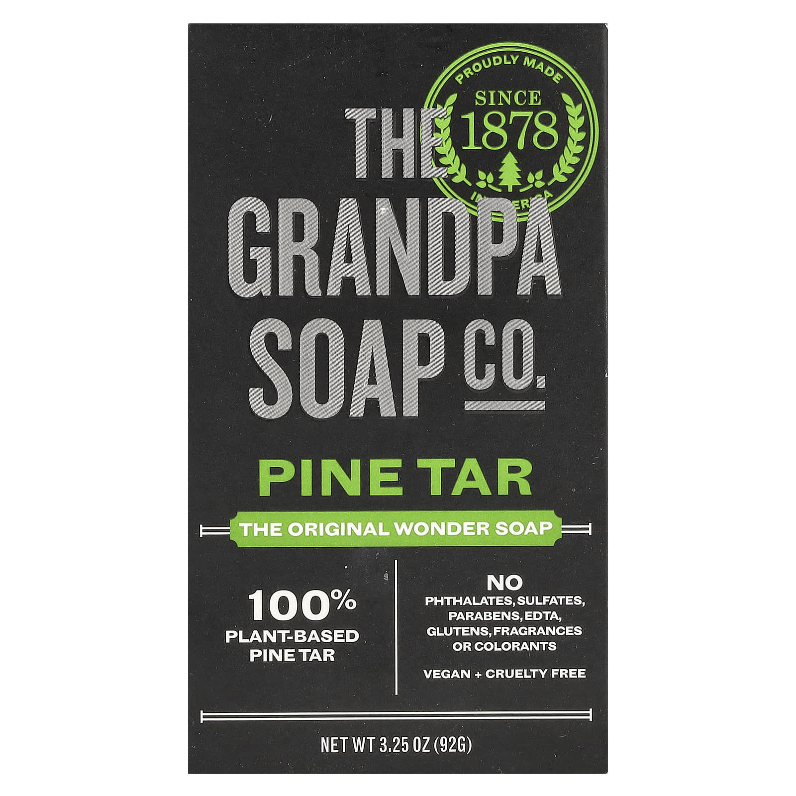 

The Grandpa Soap Co., Оригинальное чудо-мыло, Канифоль, 92 г(3.25 унции)