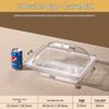 Commercial Acrylic Food Display Tray with Curved Lid