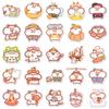 50 Milk Tea Hamster Stickers - Cute Cartoon Animals, Waterproof for Phone Cases, Water Bottles, Journals