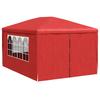 Party Tent 400 X 300 X 255 Cm Red PE and Steel