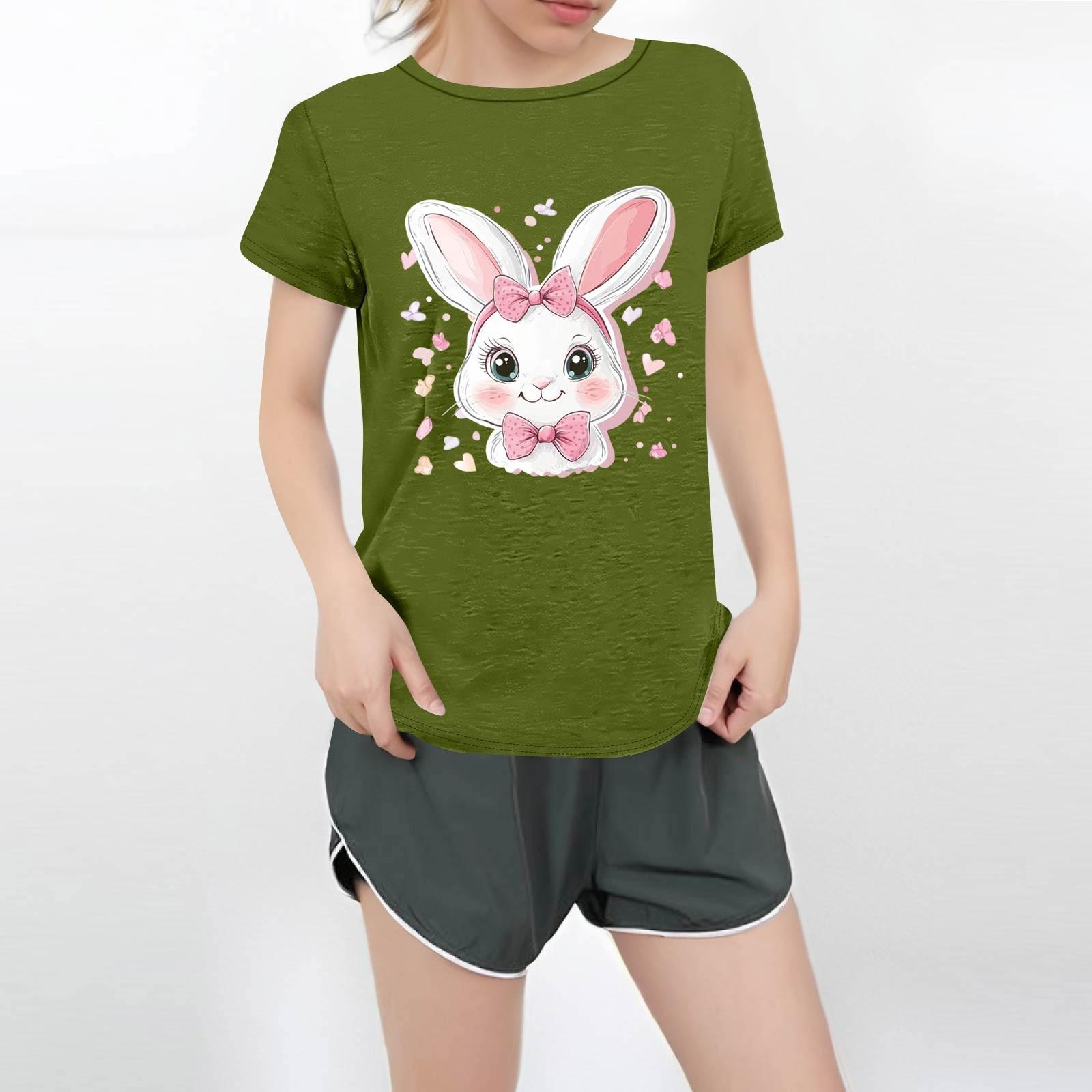 

Женская повседневная футболка с круглым вырезом и короткими рукавами с принтом L армия зеленый