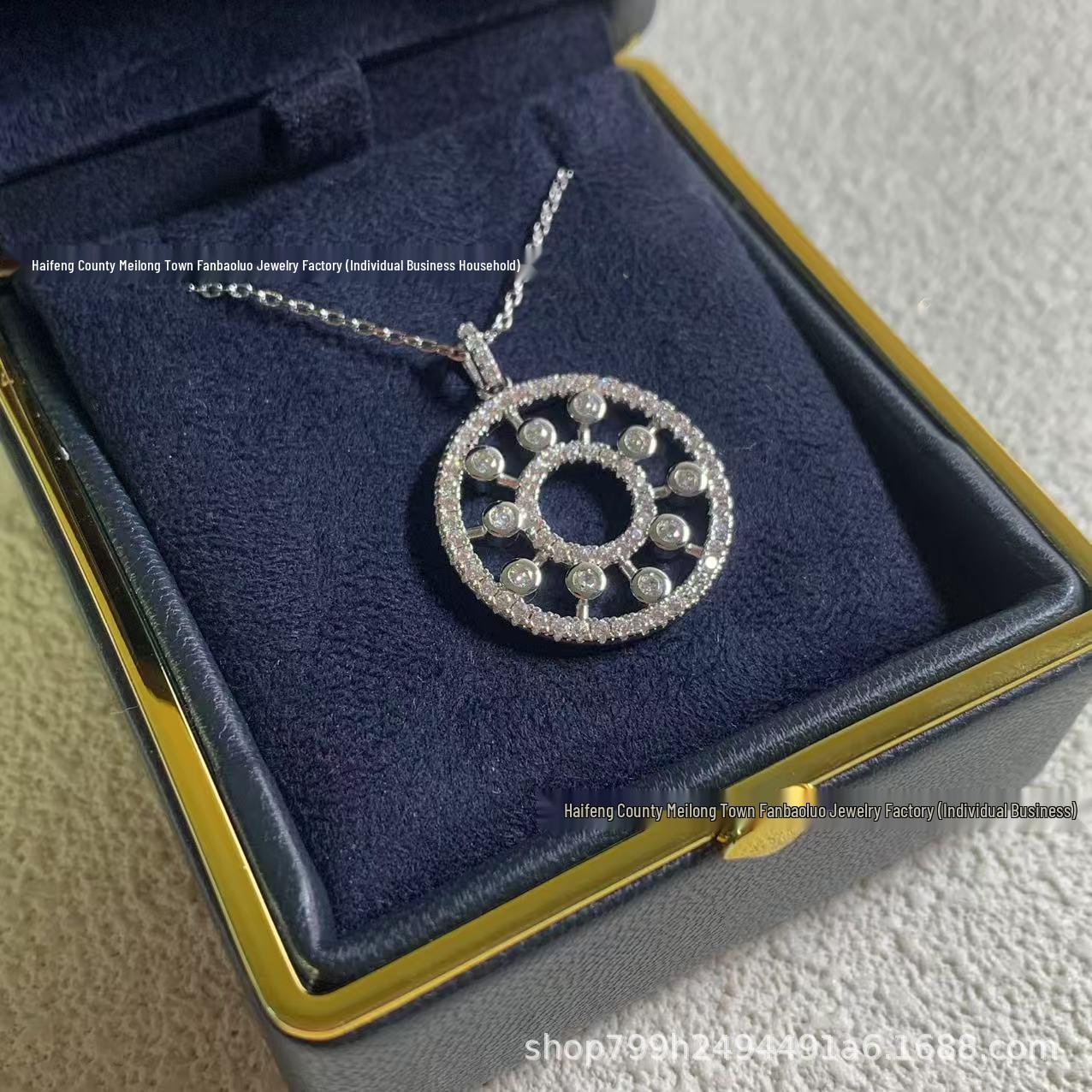 Роскошное ожерелье-компас «Звездный» от Билла - Женское в стиле «Легкая росинка» серебряный