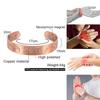 Vinterly Pure Copper Bracelets Magnetic Adjustable Bangles Open Cuff Vintage Ancient Symbols Health Energy Jewelry Resizable