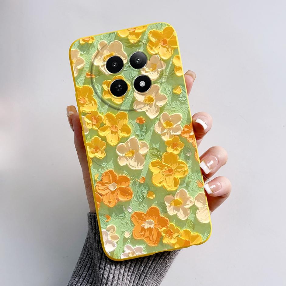 Coques Fundas Soft Silicone Shell For OPPO Realme 12 5G Protection Back Coques Mobile Phone Shell For Realme 12x 5G Back Cases