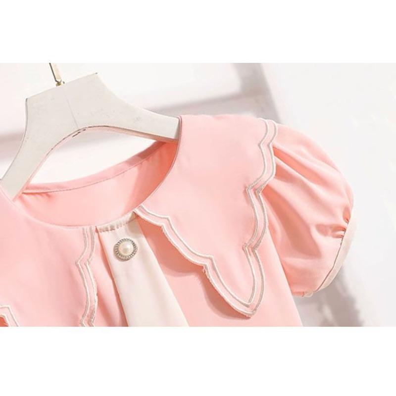 Girls' Dresses, Summer Dresses, Lapels, Western Style, Big Children's Skirts, Children's Summer Dresses, Princess Skirts, Summer