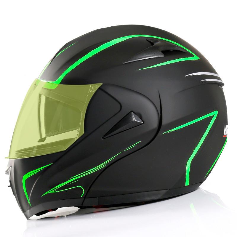 Cross-border Electric Motorcycle Male Helmet Electric Vehicle Helmet Female Face-off Helmet Full Helmet Four Seasons Motorcycle Safety Helmet
