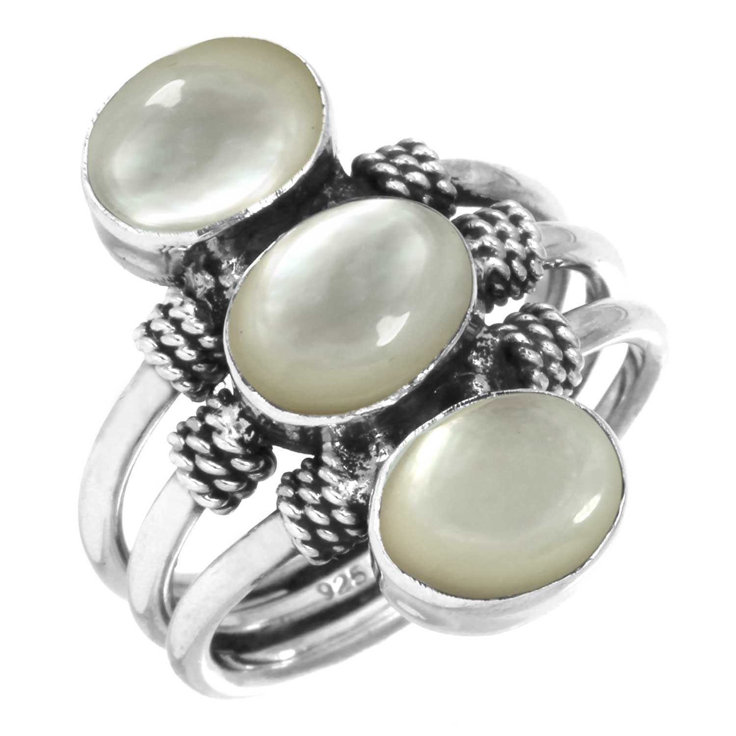 

Кольцо из стерлингового серебра 925 пробы с драгоценными камнями, ювелирные изделия ручной работы, подарок на годовщину, синий, зеленый, фиолетовый, медный, бирюзовый, жемчуг, лазурит, перламутр, бохо 11 мать жемчужного