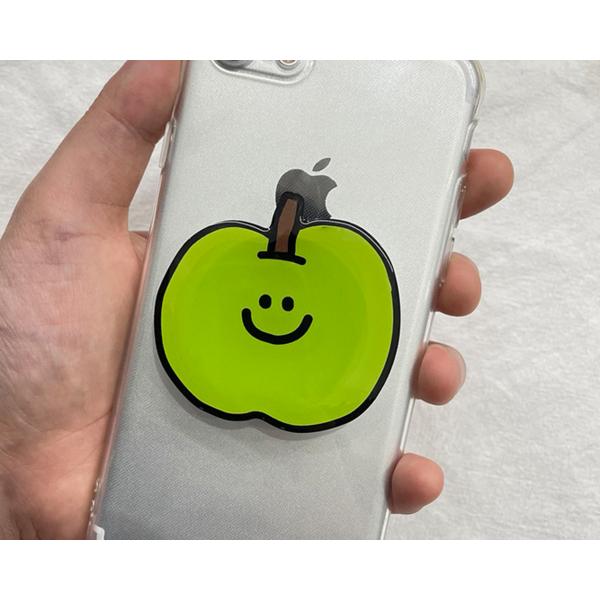Hotty Mall Smile Apple Epoxy Smart Talk, Green Talk, 1 piece