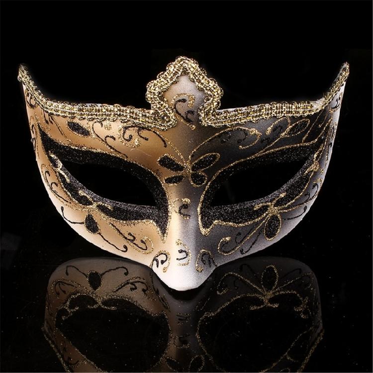 Half Face Mask Halloween Mask Venetians Mask Masquerade Mask Antique Mask