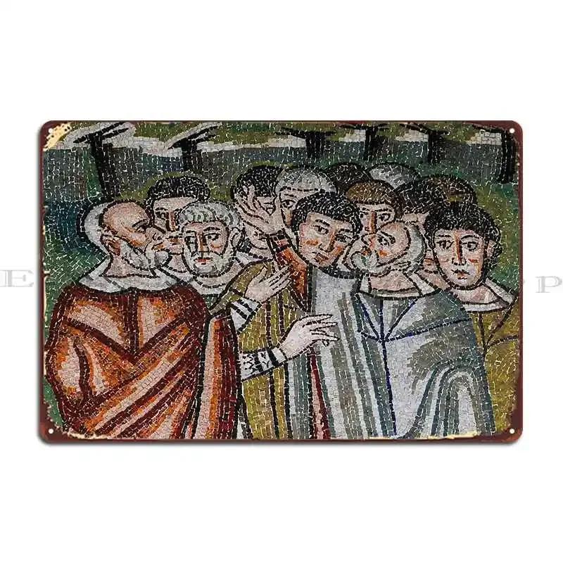 Aaron And Representatives Of Twelve Tribes Of Israel Metal Sign Party Painting Garage Character Cinema Tin Sign Poster 20x30cm(7.8x11.8inch)
