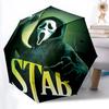 1pc Scream Stab Scream Automatic Open/Close Umbrella Folding Umbrella, Portable Compact Travel Umbrella, Birthday/Christmas Gift for Men & Women