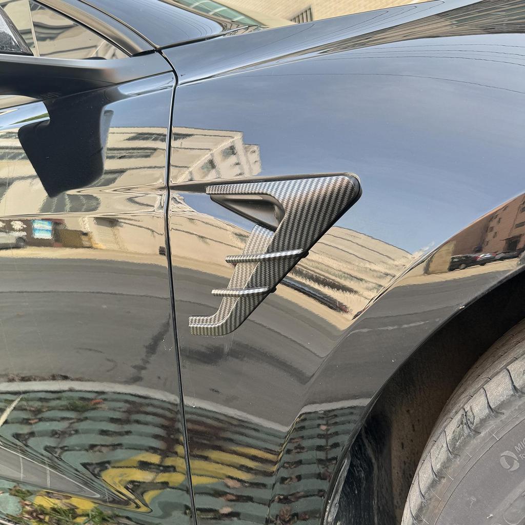 Tesla Model 3/Y Kotflügel Blitz Seitenemblem Kameraabdeckung