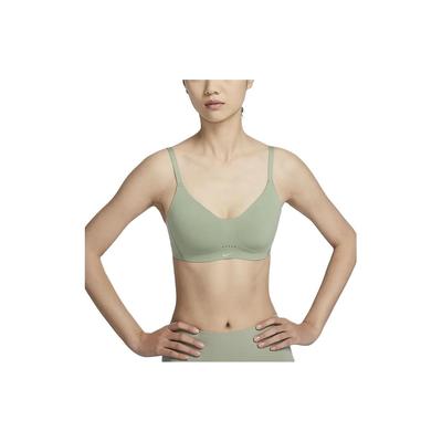 Breathable Solid Color Sports Bra Women Underwear Oil-Green DM0527-386
