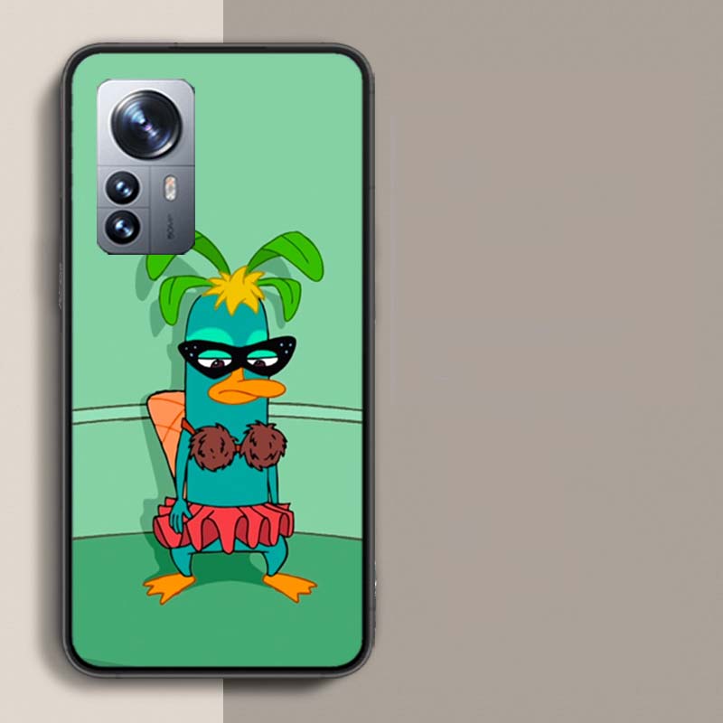 

Мультяшный утконос Перри Чехол для телефона Для Redmi Note 13 Pro Plus 14 Pro+ 12S 12 11S 11T 11E 11 10S 10 9S 9 Xiaomi Capa TPU Note 13 Pro Plus