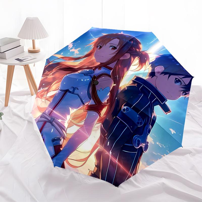 Fantasy Alice Automatic Opening and Closing, 8 rib Structure Portable Umbrella, Suitable for Men and Women in All Seasons  Perfect Gift for