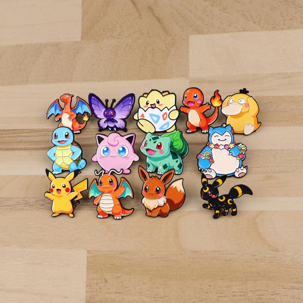 Japanese Anime Monsters Lapel Pins designed for Backpack Brooch on Clothes Enamel Pin Activity Badges Jewelry Accessories Fans Gifts