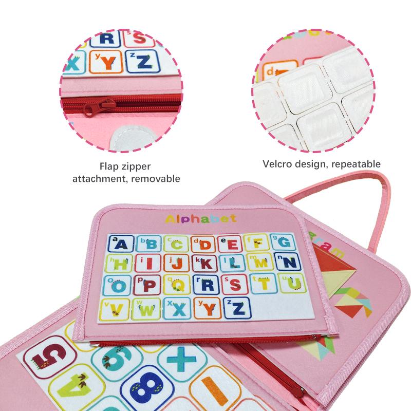 Toddlers Quiet Books Felt Cloth Book Activity Quiet Books Busy Board Kids Travel Toy Educational Sensory Toys Gifts