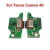For Tecno Camon 40 CM5 USB Charging Board Dock Port Microphone Module Flex Cable