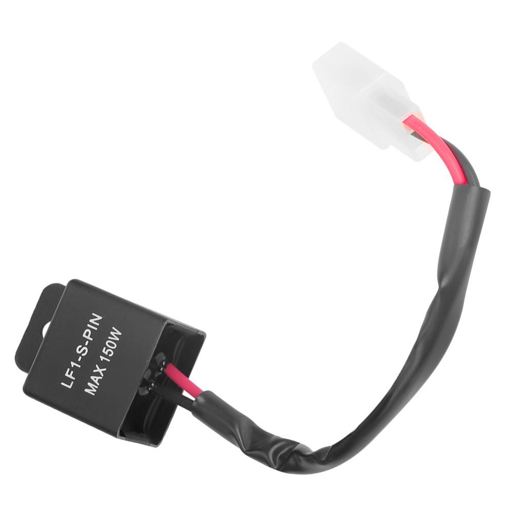 LF1-S-PIN Blinker Relay 12V 150W LED Flasher Relay Plug Play Flasher Relay Most Motorcycles